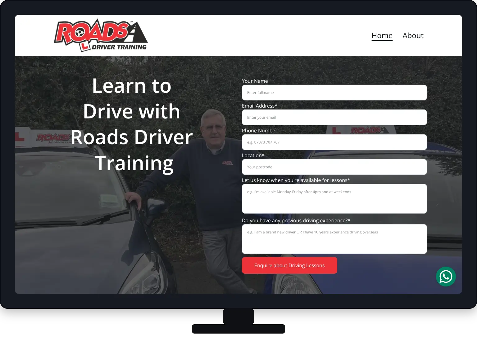 Build & Maintain Website